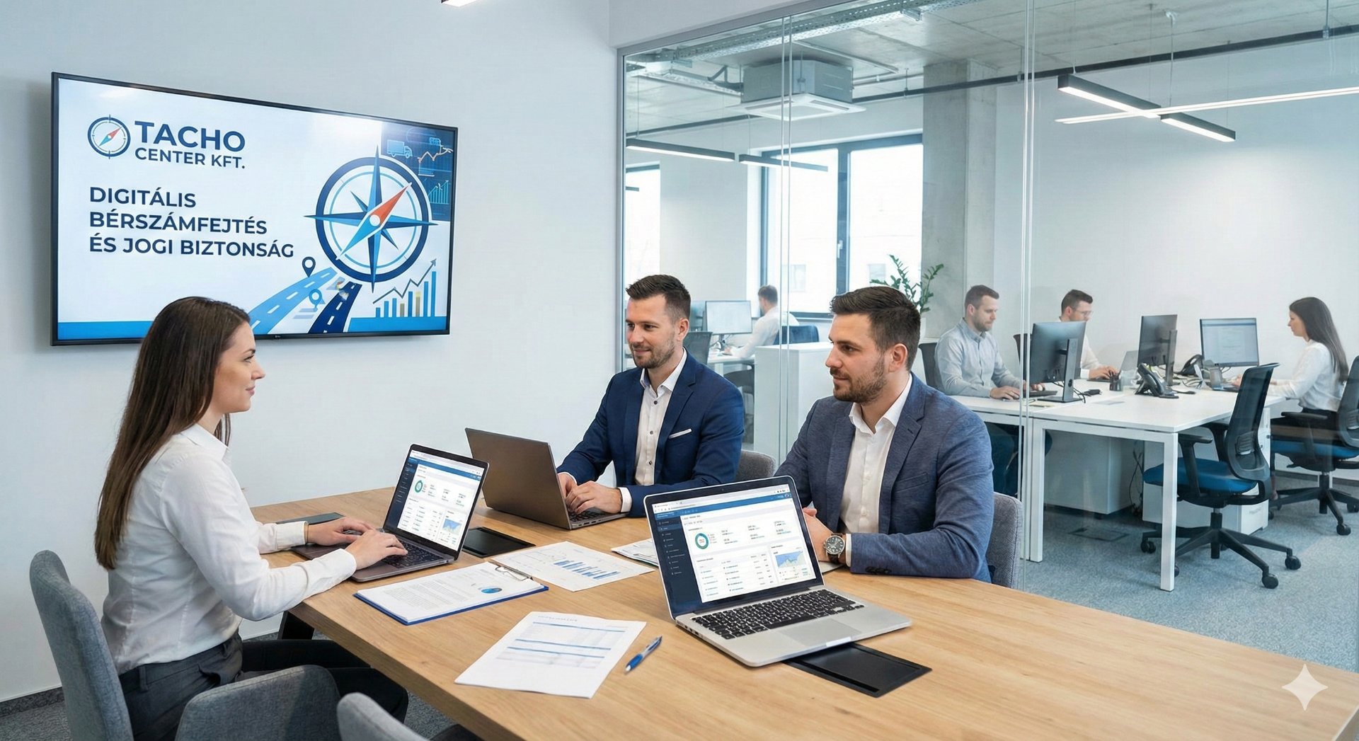 Digitális bérszámfejtés és garantált jogi biztonság fuvarozó vállalkozások számára.