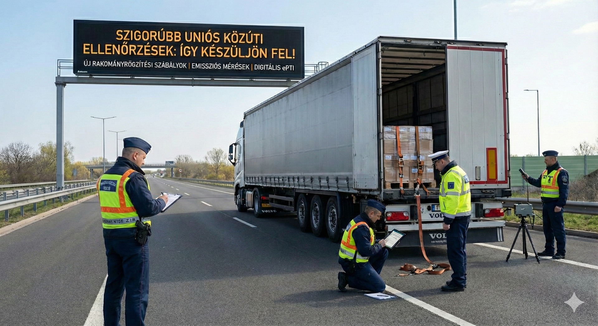 Még szigorúbb közúti ellenőrzéseket akar az EU bevezetni!