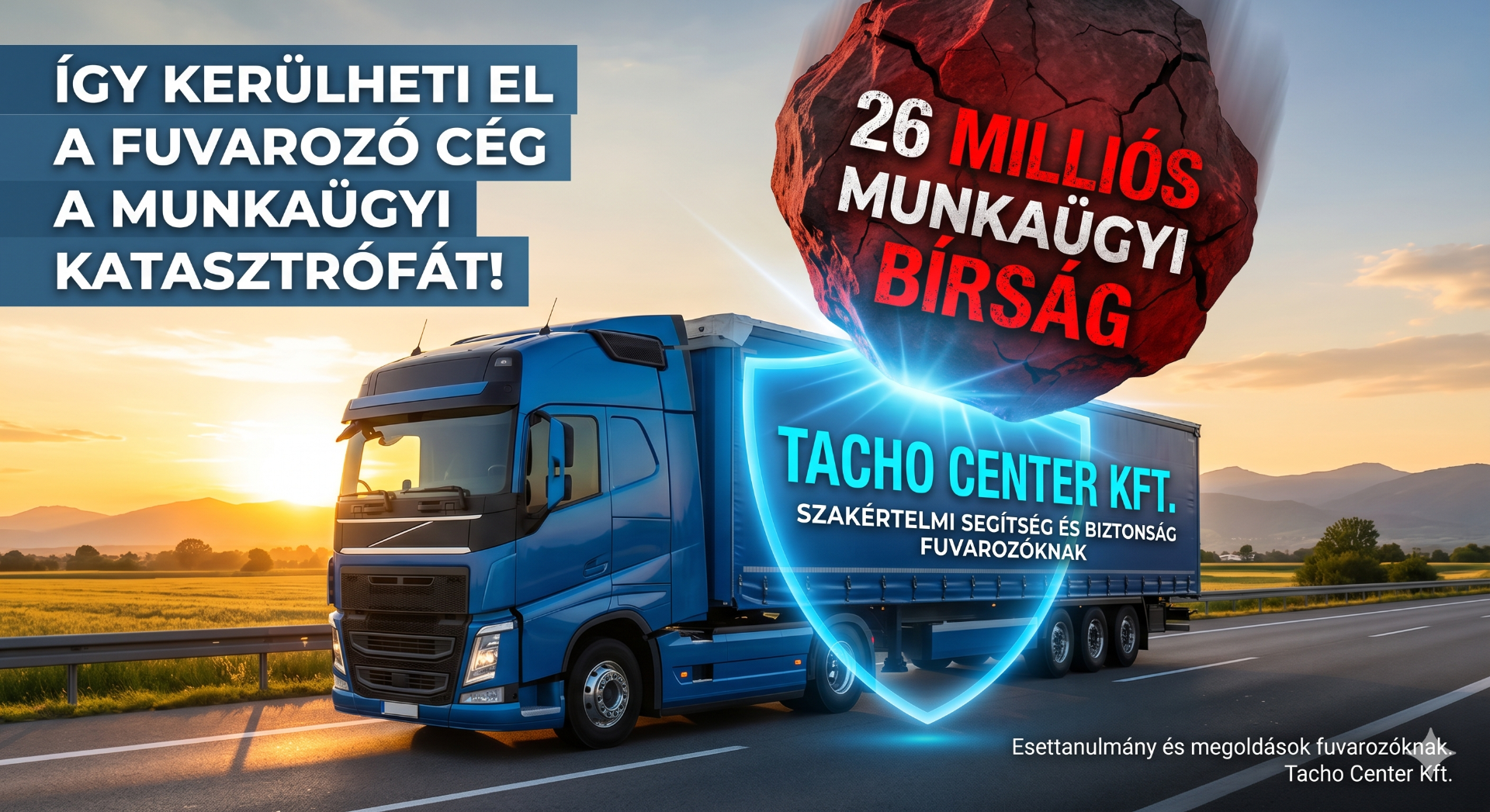 Hogyan védheti meg fuvarozó vállalkozását a milliós munkaügyi bírságoktól? A Tacho Center Kft. szakértői bérszámfejtése és jogszabálykövető megoldásai pajzsként óvják cégét a NAV és a munkaügyi hatóság ellenőrzései során, akár 26 millió forintos büntetést is megelőzve.